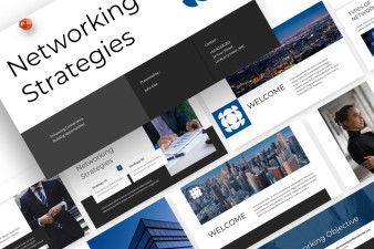 Networking Strategies PowerPoint Template